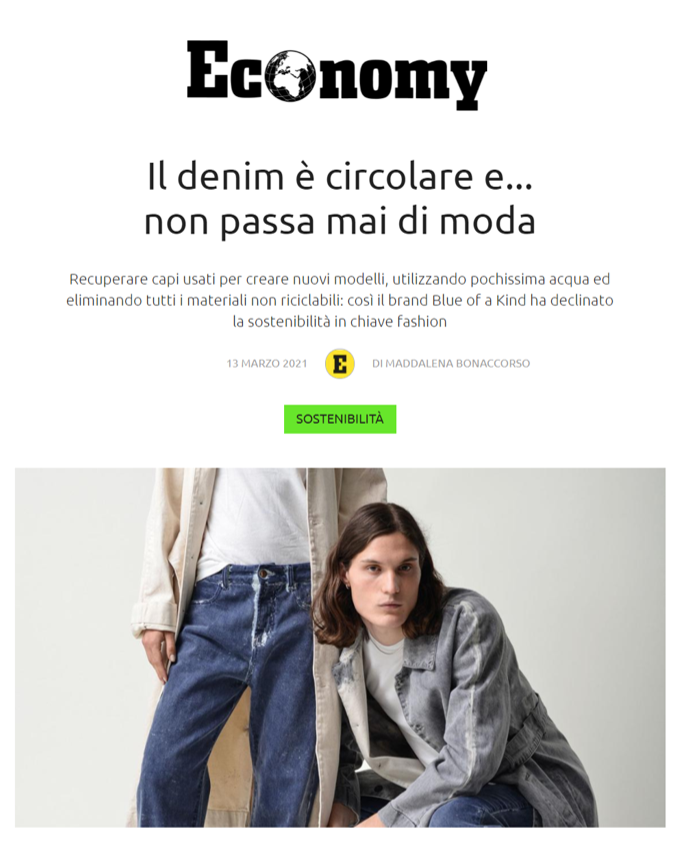 Economy - Il denim è circolare e... non passa mai di moda