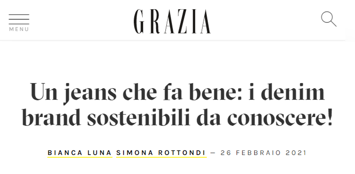 Grazia - Un jeans che fa bene: i denim brand sostenibili da conoscere!