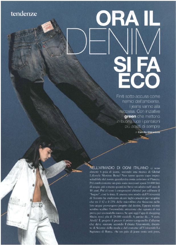 Donna Moderna - Ora il denim si fa eco