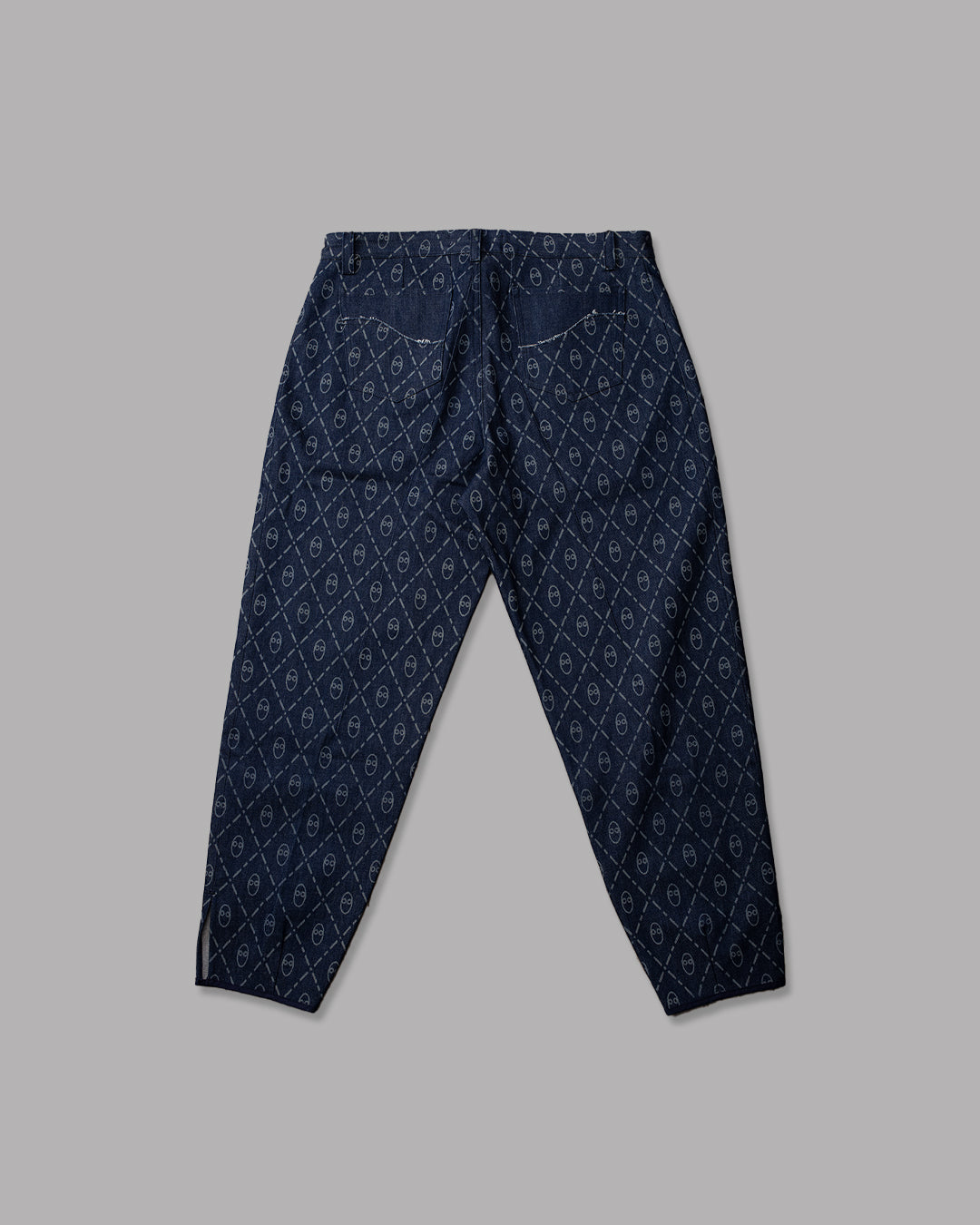 BK + Saturnino signature logo denim trousers