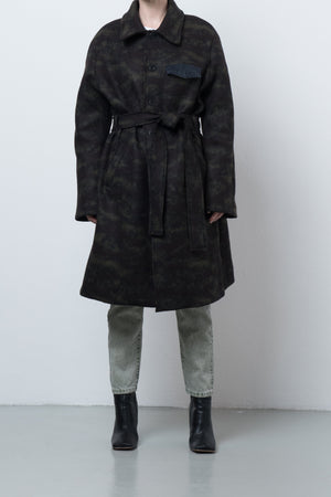 FW 22/23 - Everest Camo coat unisex - upcycled fabric