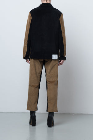 FW 22/23 Denali Double Velvet shirt jacket unisex - upcycled fabric