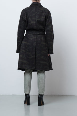 FW 22/23 - Everest Camo coat unisex - upcycled fabric