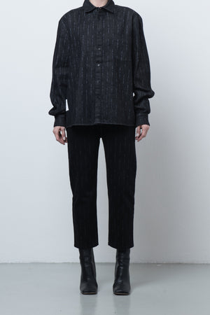 FW 22/23 Constance PINSTRIPE shirt unisex - upcycled fabric