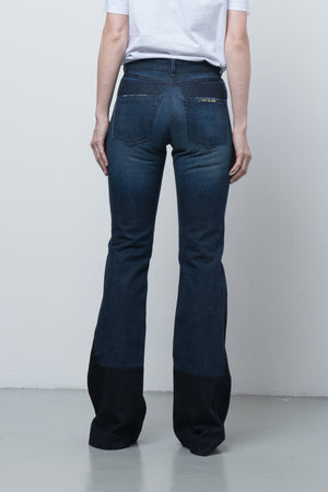 FW 22/23 Berenice flare jean - upcycled garment