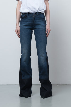 FW 22/23 Berenice flare jean - upcycled garment