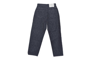 FW 22/23 Mississippi PINSTRIPE unisex loose jean - upcycled fabric