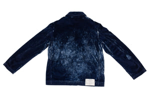 FW 22/23 Denali OCEAN velvet shirt jacket unisex - upcycled fabric