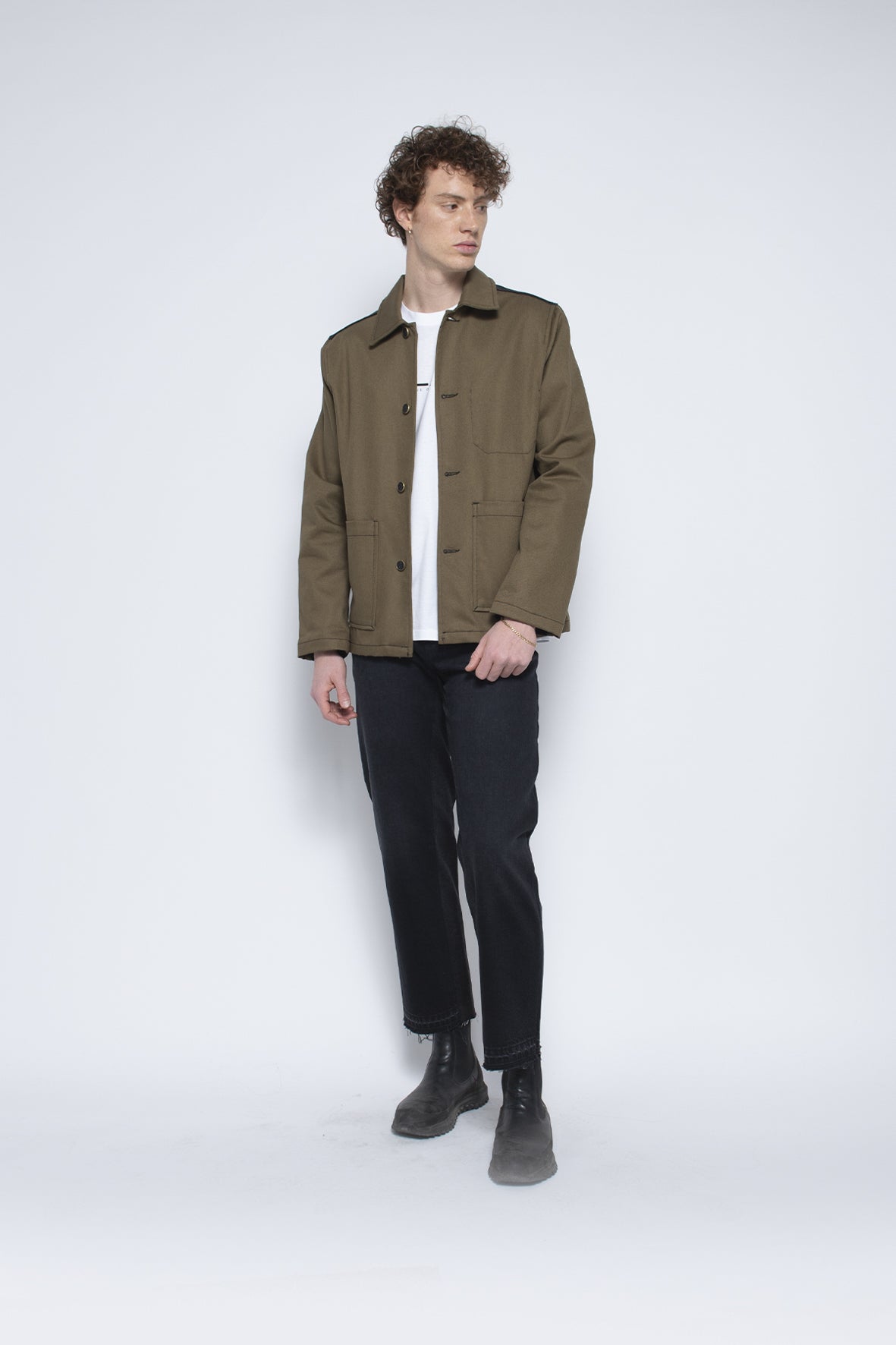Denali shirt jacket unisex - upcycled garment
