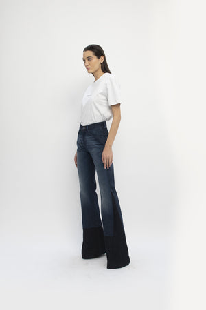 Berenice flare jean - upcycled garment