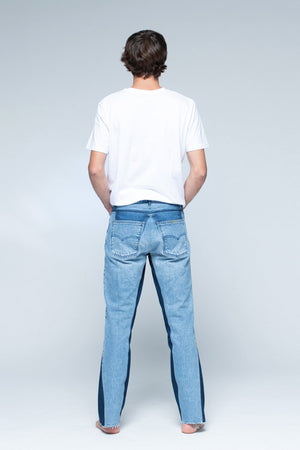 New Berenice shy-flare jean - upcycled garment